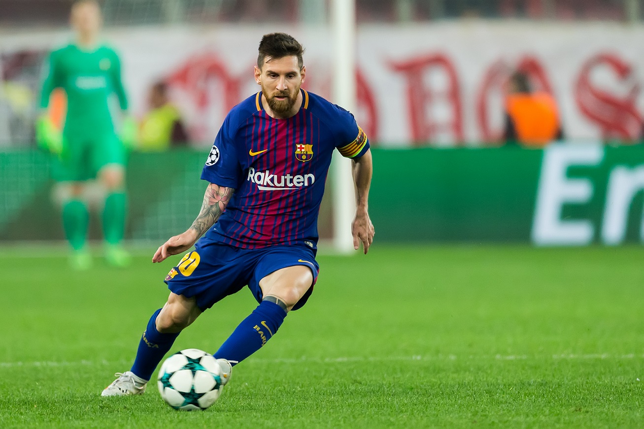 Lionel Messi Spieler vom FC Barcelona