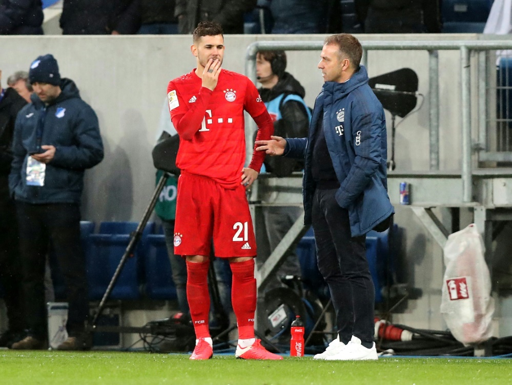 Lucas Hernandez blieb nach der Pause in der Kabine. ©FIRO/SID