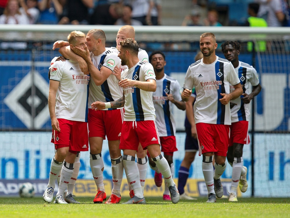 Hamburg holt wichtigen Sieg gegen Wiesbaden. ©PIXATHLON/SID