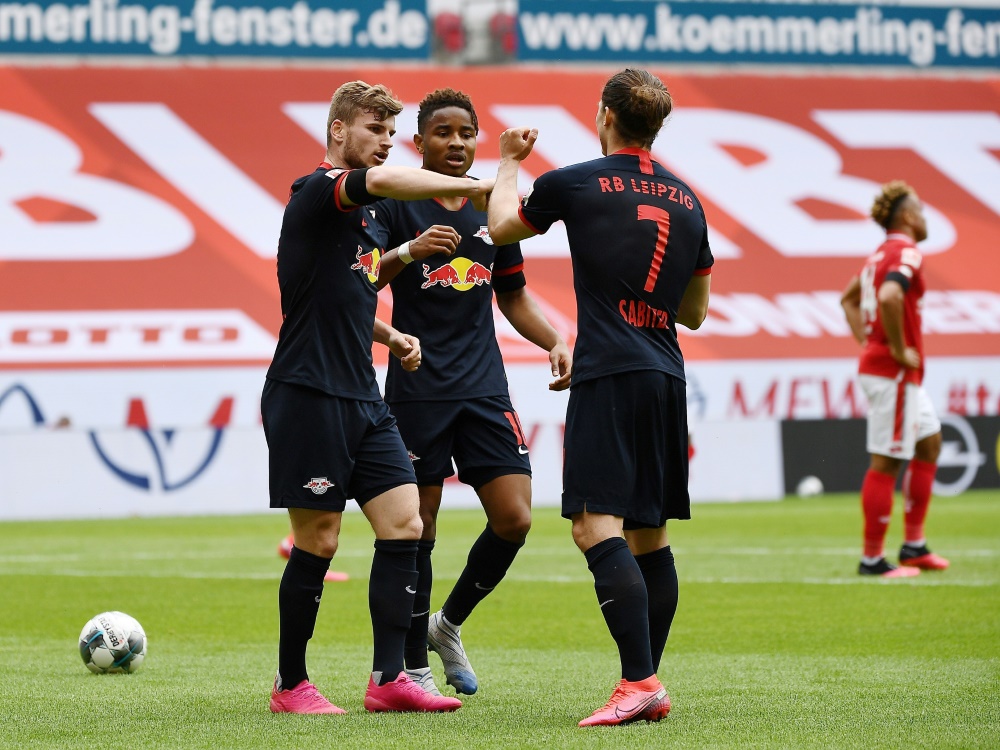 Leipzig holte gegen Mainz erneut einen Kantersieg. ©AFP