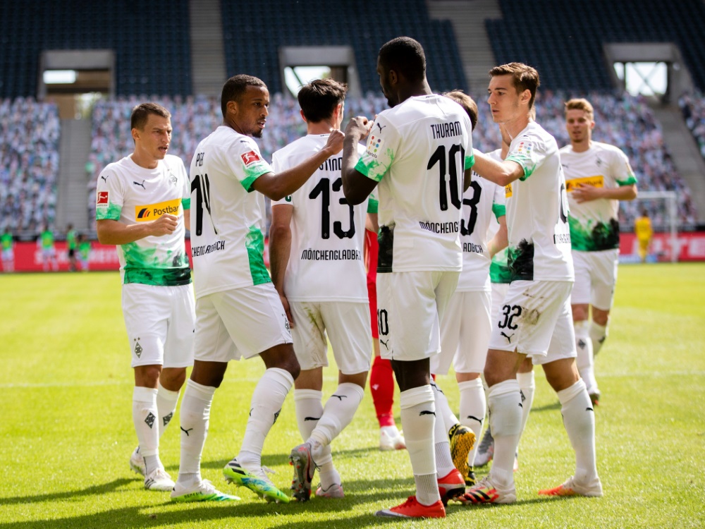 Mönchengladbach besiegt Union Berlin souverän mit 4:1. ©FIRO/SID