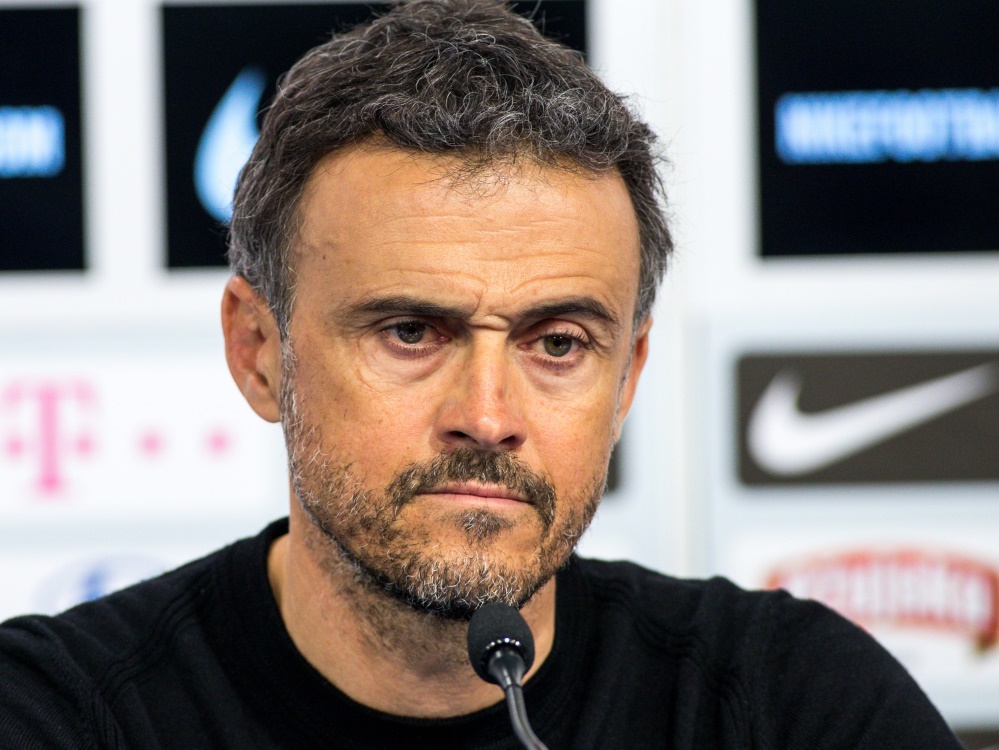 Luis Enrique bezeichnet Geisterspiele als "traurig". ©AFP