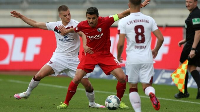 Punkteteilung zwischen Nürnberg und Bochum. ©FIRO/SID