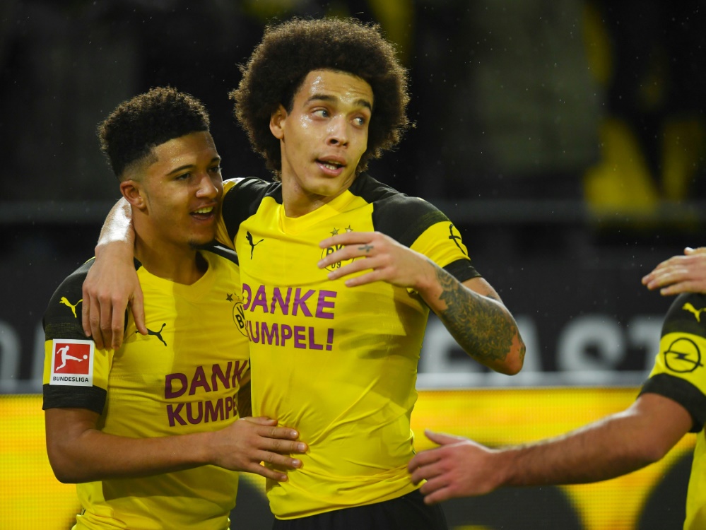 Sancho und Witsel verstoßen gegen Hygienevorschriften. ©SID PATRIK STOLLARZ