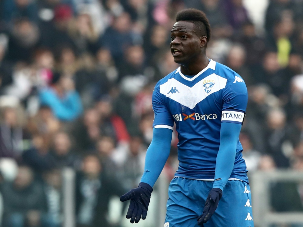 Mario Balotelli steht vor Bruch mit Brescia Calcio. ©SID ISABELLA BONOTTO