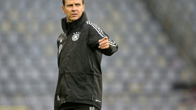 Oliver Bierhoff: "Haben als DFB einen Wertekodex". ©PIXATHLON/SID
