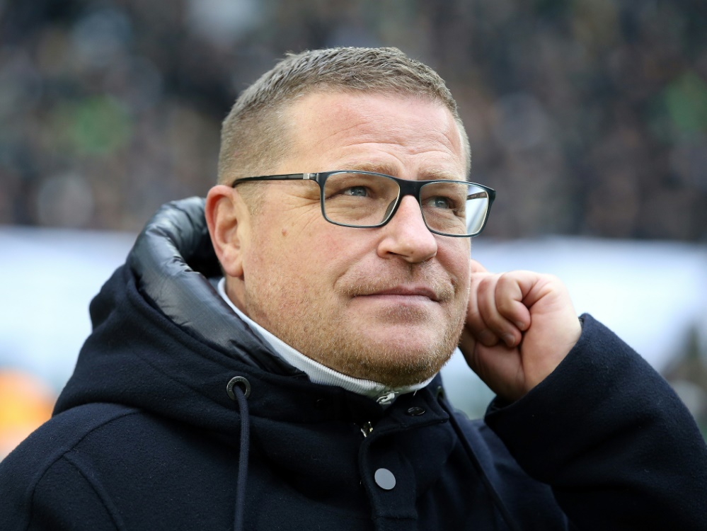 Max Eberl lobt Verfassung der Gladbacher Mannschaft. ©firo Sportphoto/SID firo Sportphoto/Ralf Ibing