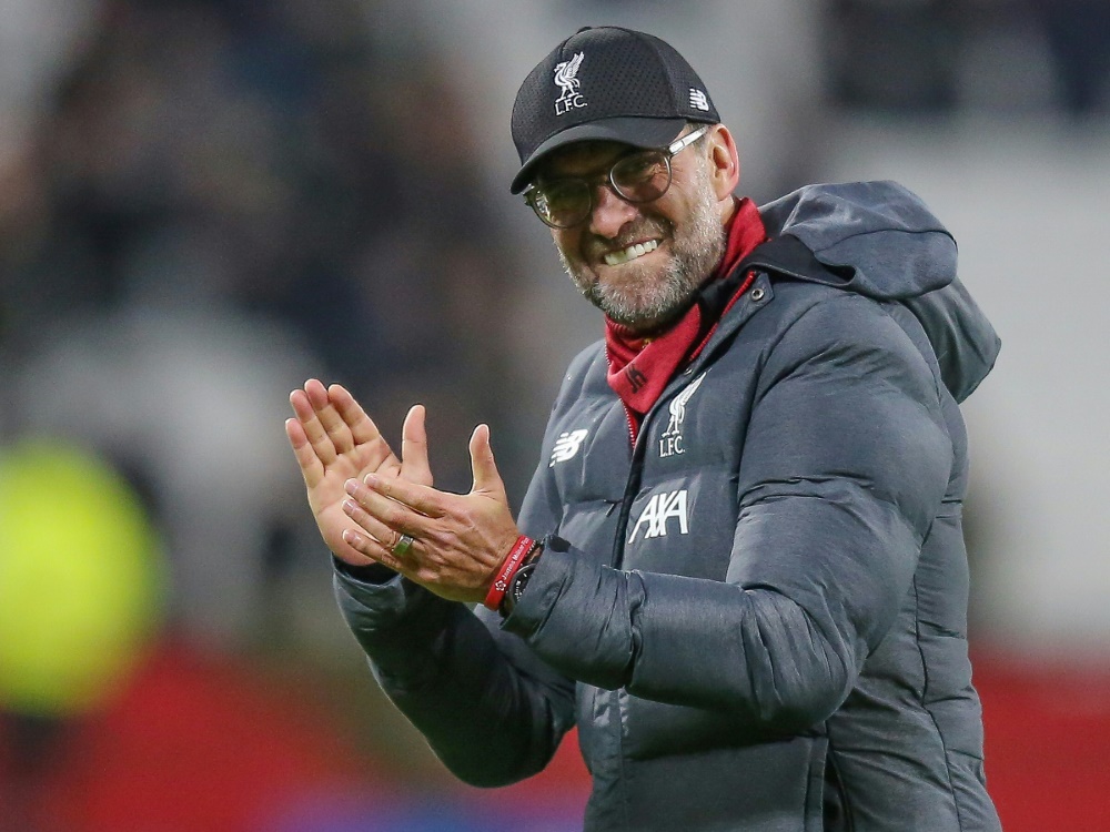 Jürgen Klopp würde sich über Meisterfeier freuen. ©FIRO/SID