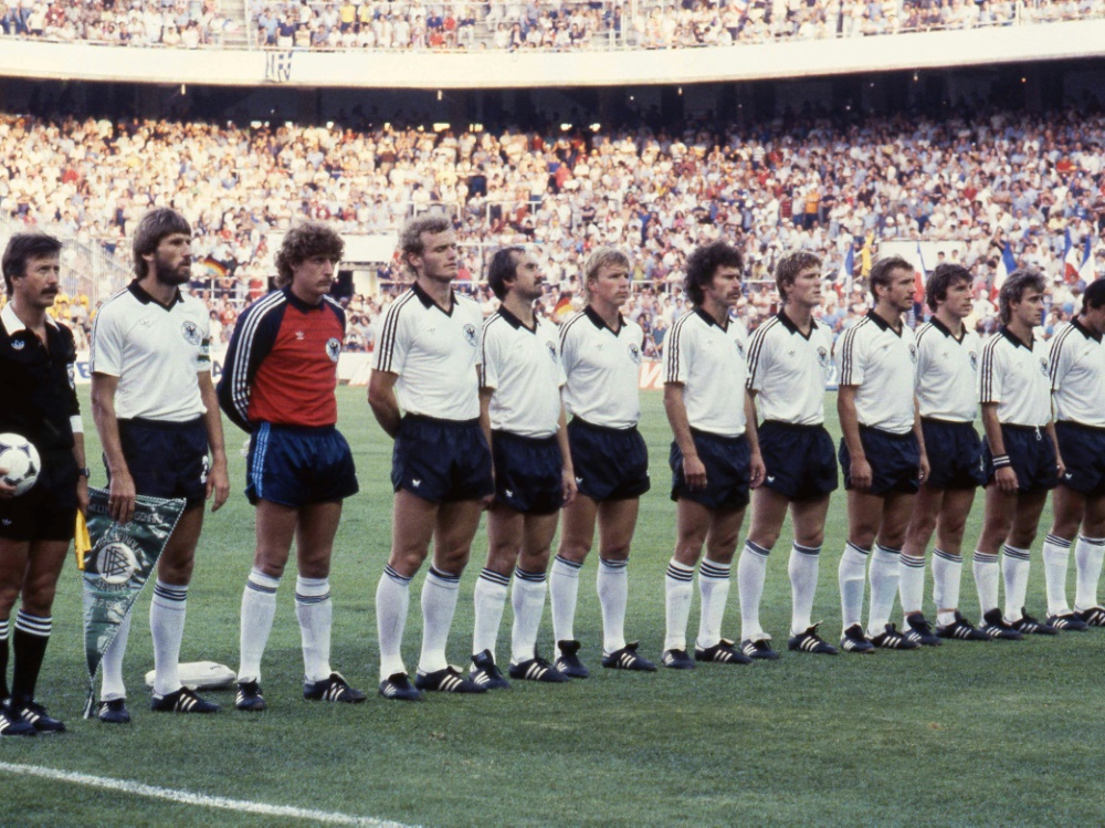 WM 1982: Das deutsche Team kam bis ins Finale. ©FIRO/SID 