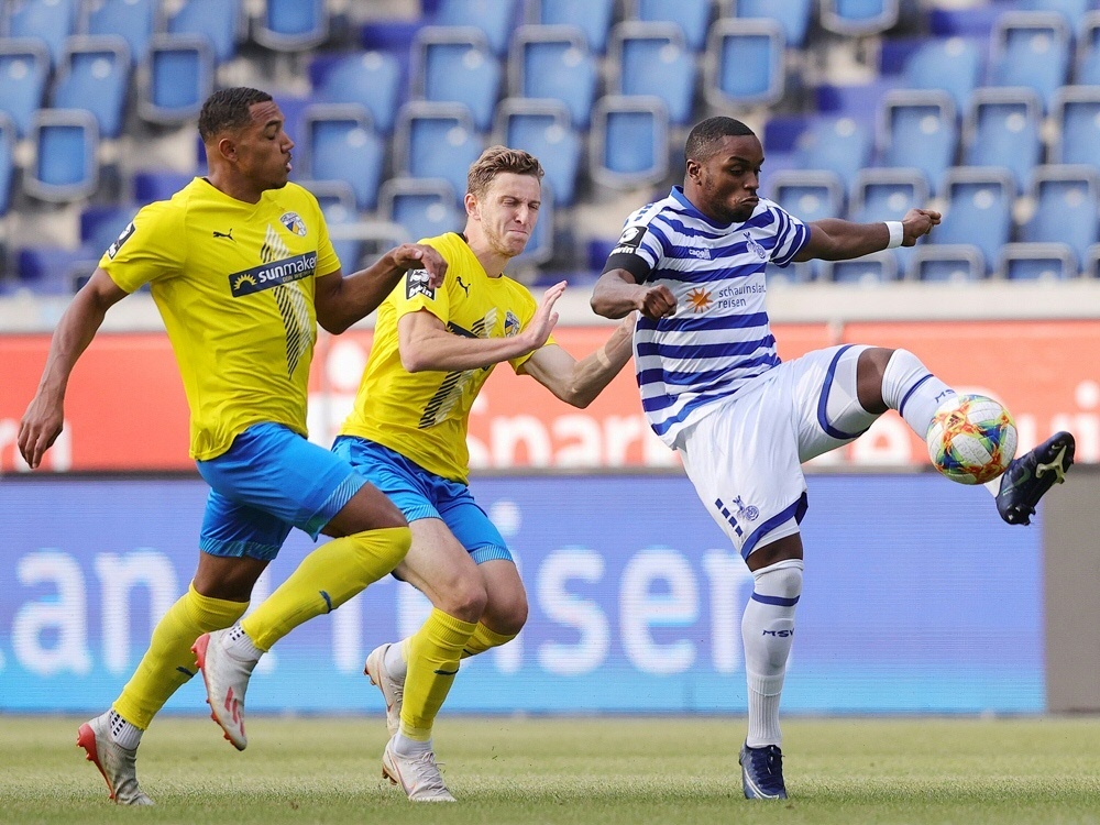 3. Liga: Duisburg und Jena trennen sich remis. ©FIRO/SID