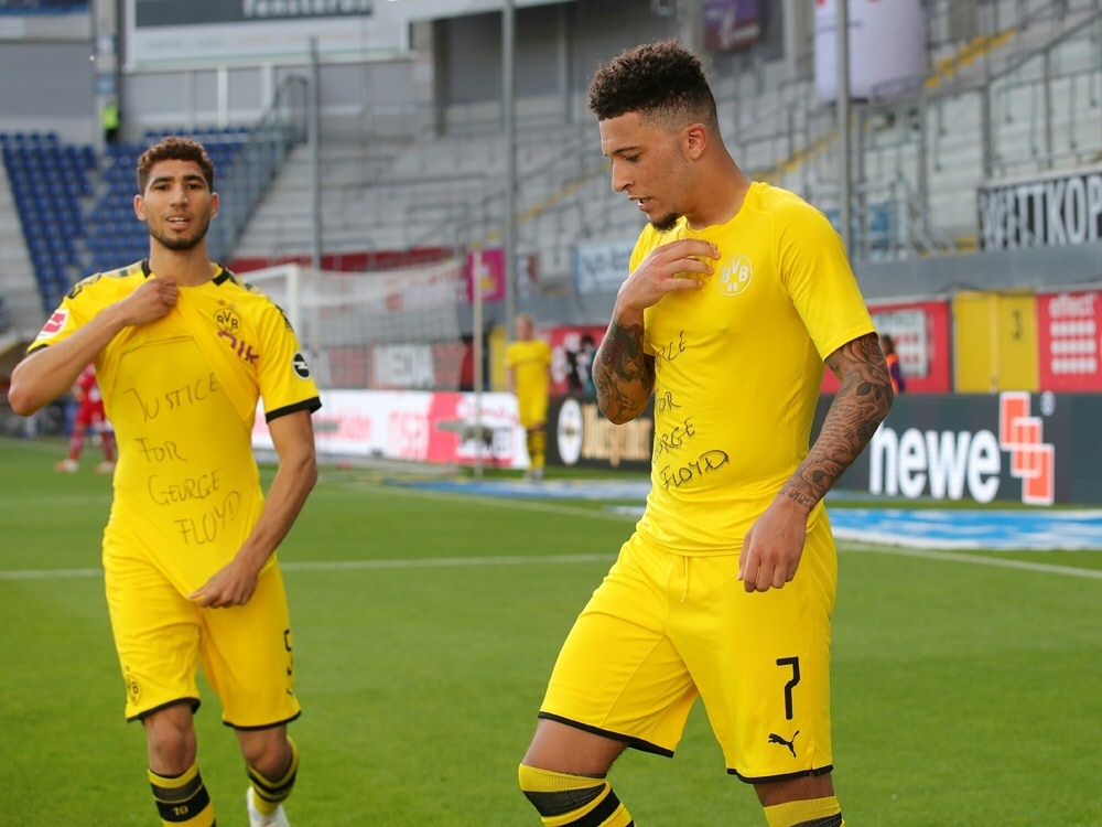 DFB: Keine Verfahren gegen Sancho, Hakimi und Co.. ©FIRO/SID