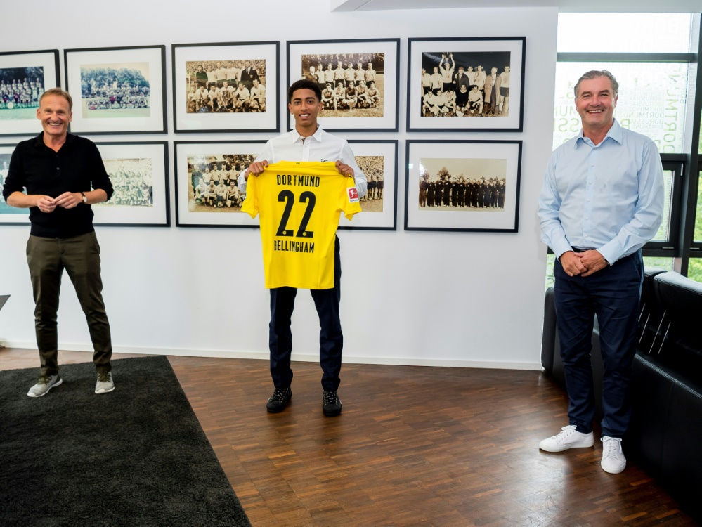 Jude Bellingham kostet den BVB rund 25 Millionen Euro. ©BVB/SID Alexandre Simoes