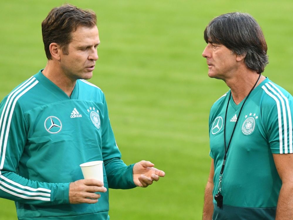 Bierhoff und Löw