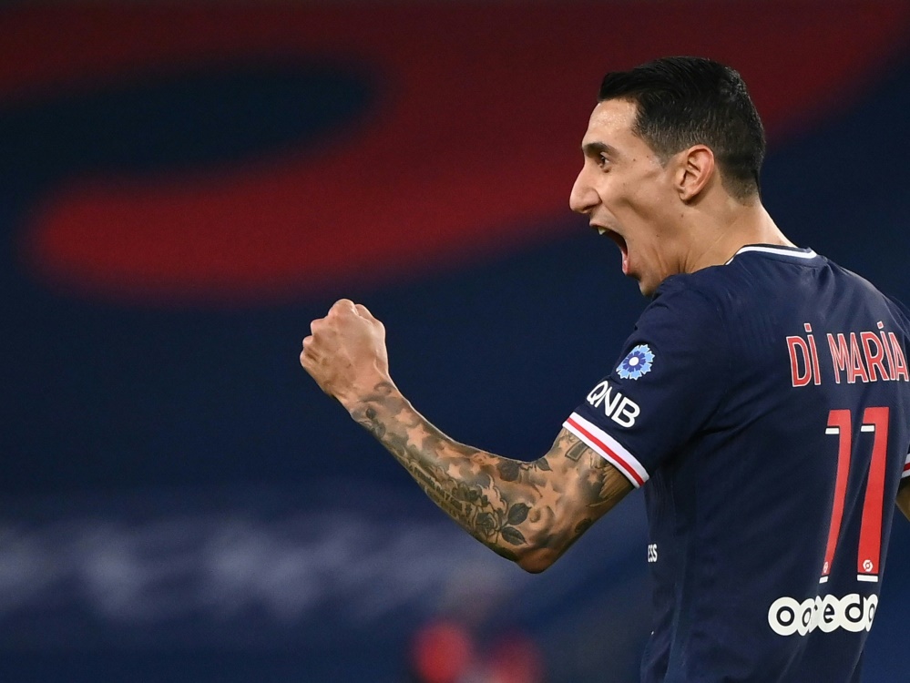 Angel di Maria traf gegen Rennes doppelt. ©SID FRANCK FIFE