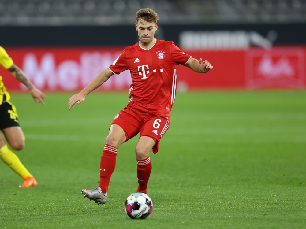 FC Bayern: Joshua Kimmich hat sich am Knie verletzt. ©FIRO/SID
