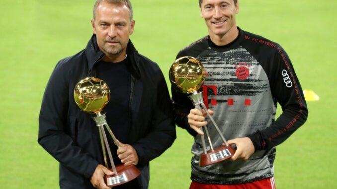 909f394e29678b90abbf85d52c1f8a146c5d73a0 Hansi Flick und Robert Lewandowski