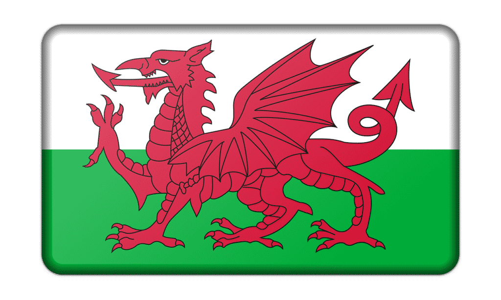 Flagge von Wales