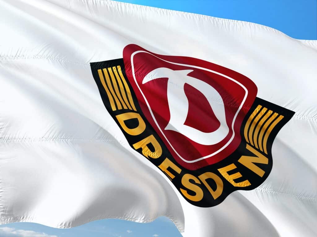 Dynamo Dresden Logo Flagge