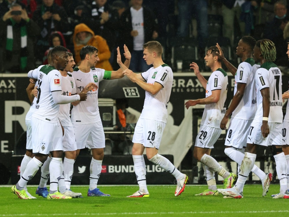 Gladbach gewinnt gegen Bochum mit 2:1. ©FIRO/SID 