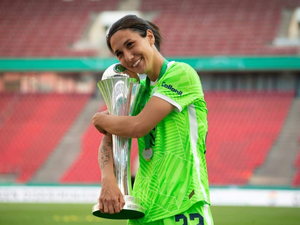 Nationalspielerin Sara Doorsoun verlässt Wolfsburg. ©FIRO/SID Jürgen Fromme