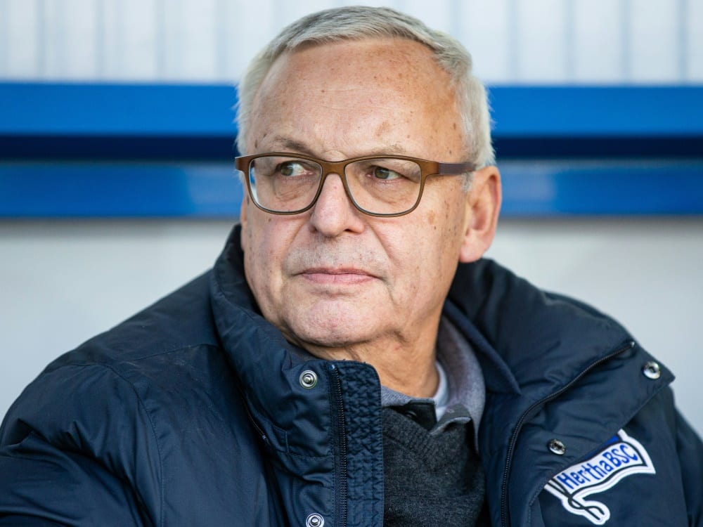 Hertha BSC widerspricht Gerüchten um Werner Gegenbauer (© FIRO/FIRO/SID/)