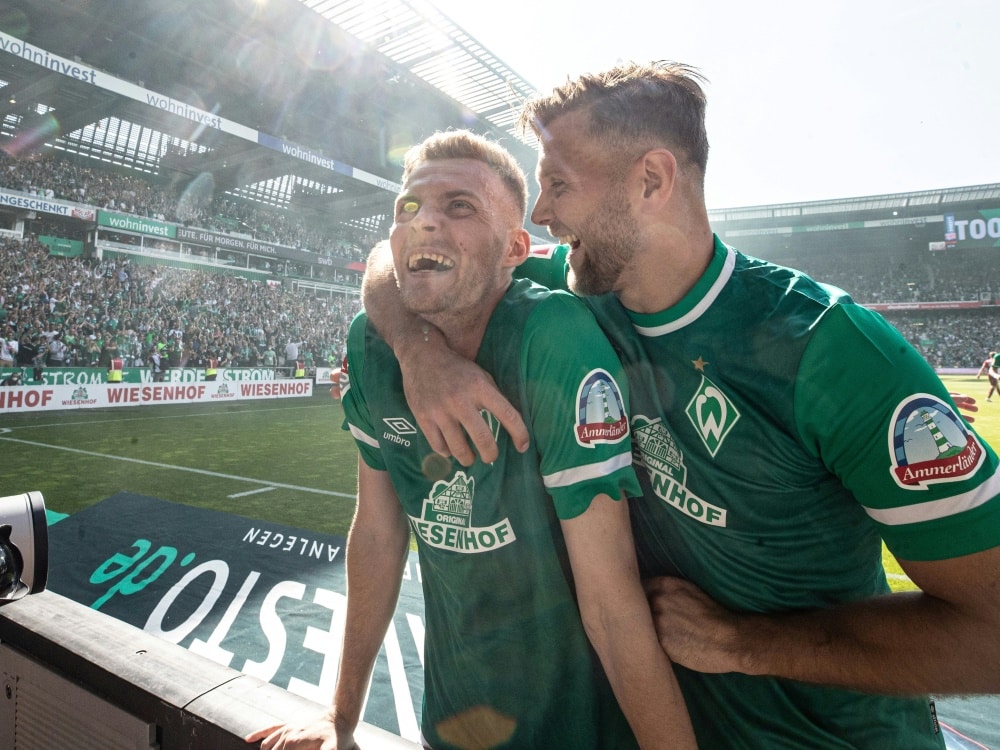 Werder Bremen gelingt der direkte Wiederaufstieg (© FIRO/FIRO/SID/)