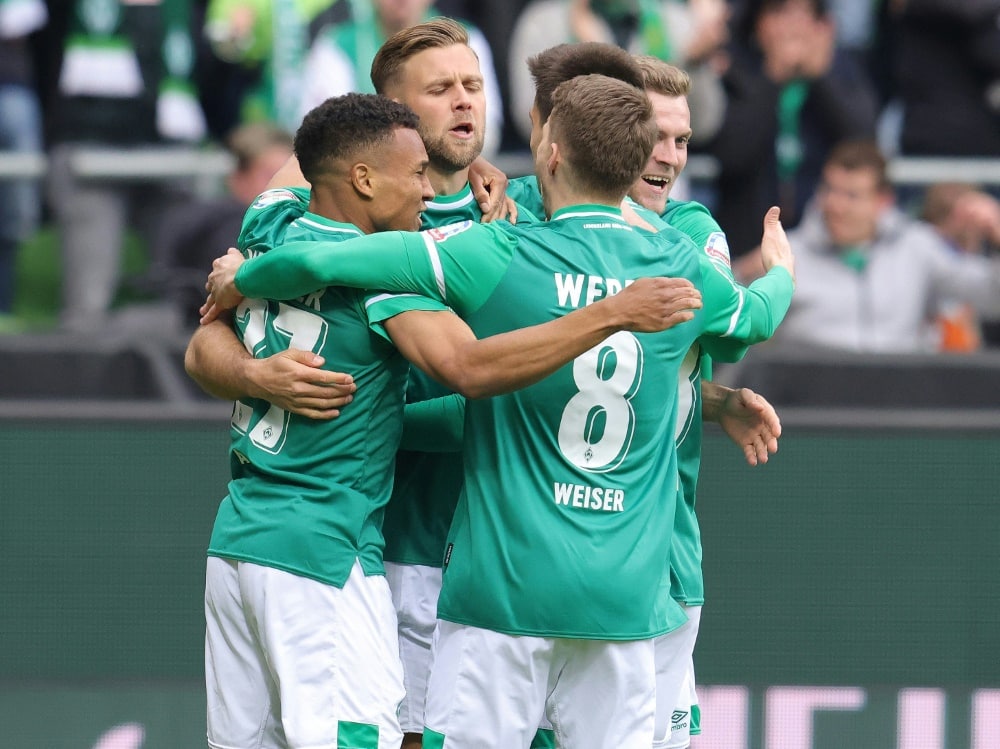 Fans rechnen mit Werder Bremen als zweitem Aufsteiger (© FIRO/FIRO/SID/)