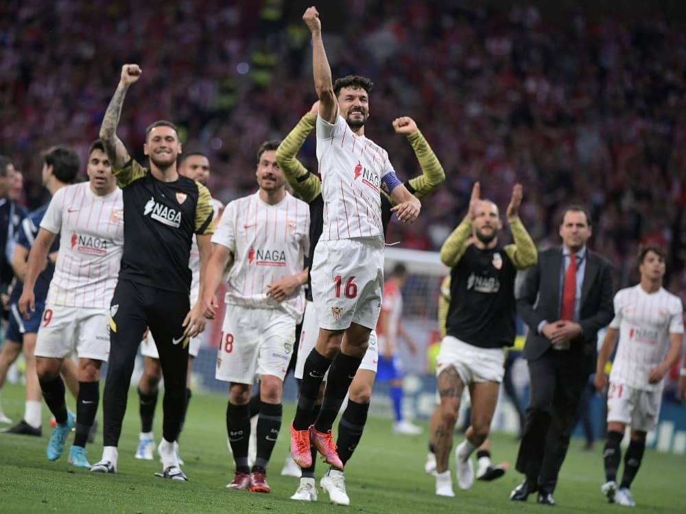 FC Sevilla sichert sich Teilnahme an Champions League (© AFP/SID/JOSE JORDAN)