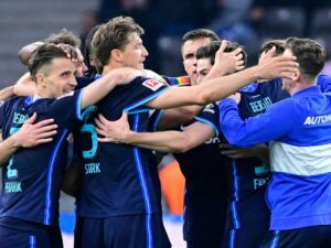 Herthas Profiteam besucht Special Olympics