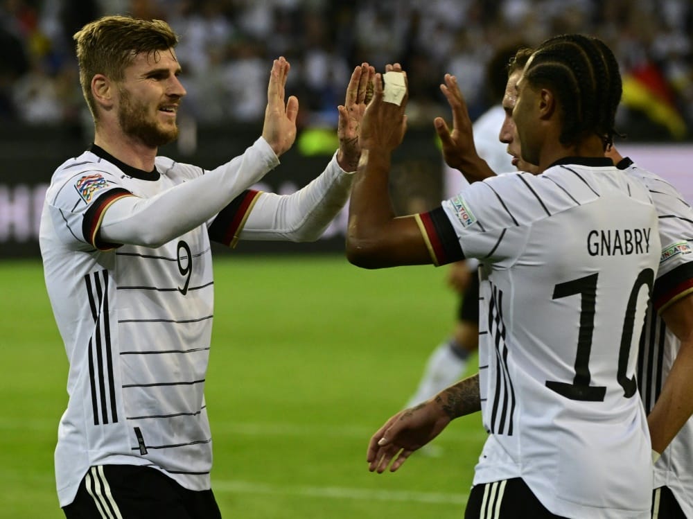 DFB-Team arbeitet sich in Weltrangliste nach vorne (© AFP/SID/JOHN MACDOUGALL)