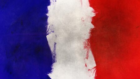 Frankreich Fahne - Flagge Fußball