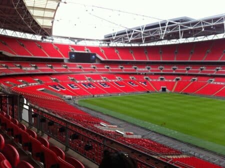 Wembley Stadion in London