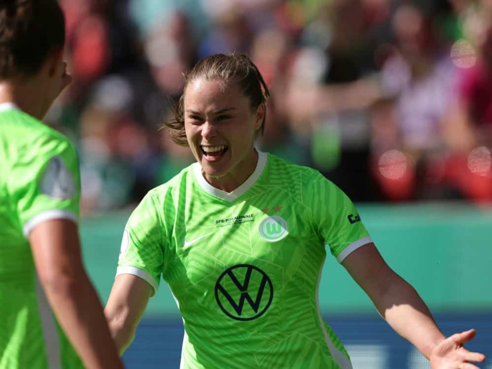 Ewa Pajor verlängert beim VfL Wolfsburg (© FIRO/FIRO/SID/)