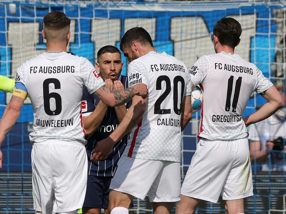 Augsburg muss eine Niederlage gegen Budweis einstecken (© FIRO/FIRO/SID/)