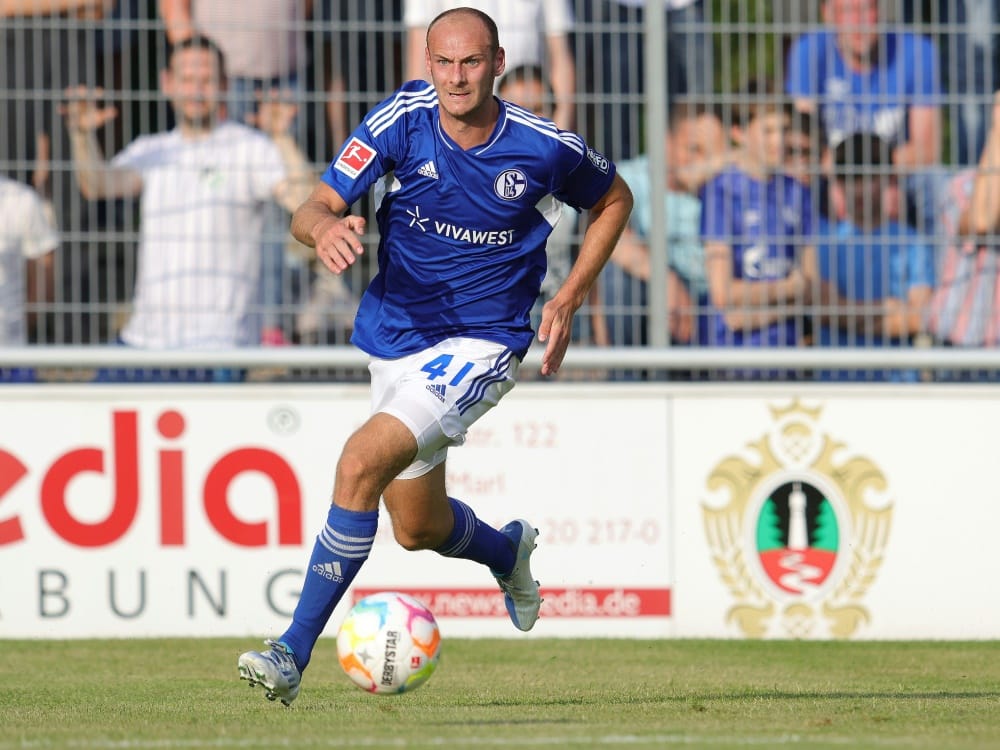 Einziger Torschütze des Tages: Henning Matriciani (© FIRO/FIRO/SID/)