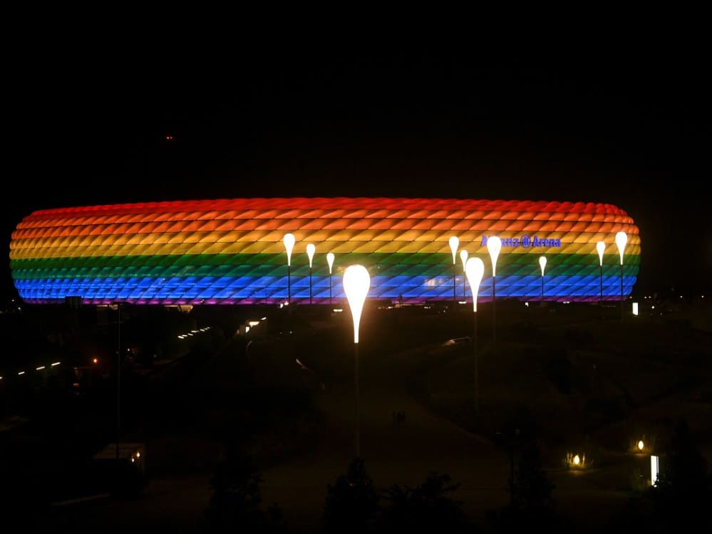Allianz Arena: Energieverbauch wird gesenkt (© AFP/SID/CHRISTOF STACHE)