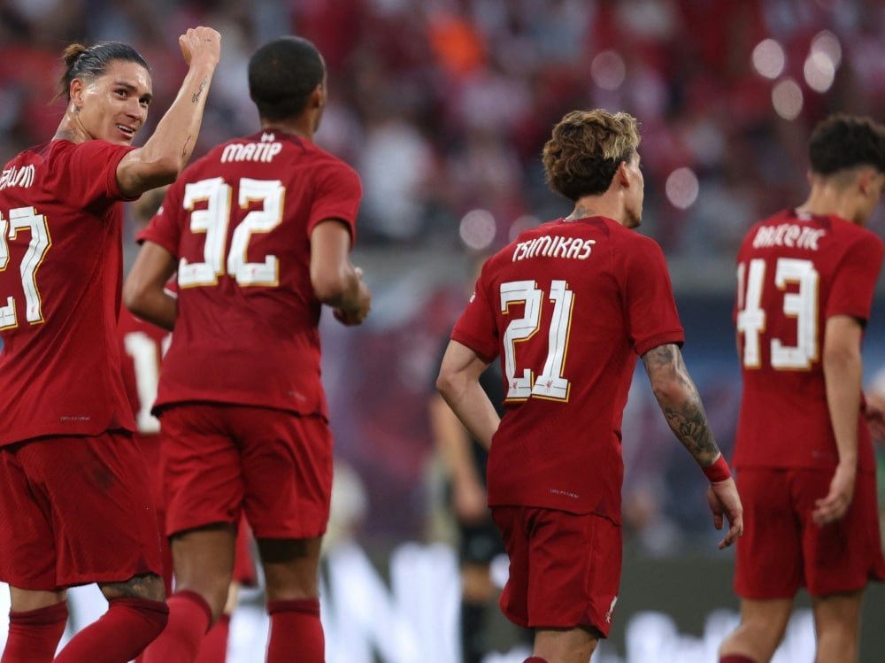 Liverpool gewinnt mit einem 9:0 gegen Bournemouth (© AFP/SID/RONNY HARTMANN)