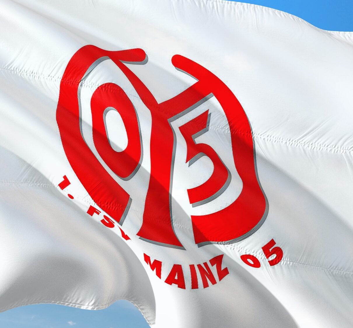 FSV Mainz Fussball Flagge