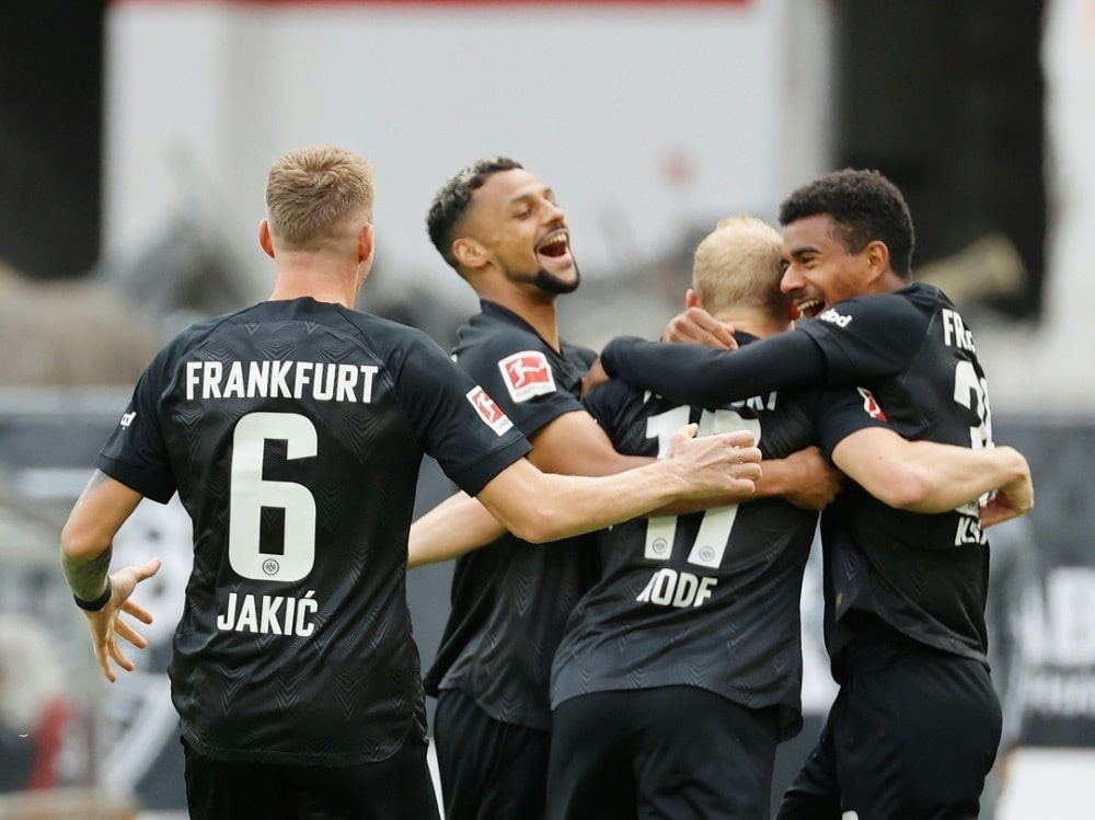 Eintracht Frankfurt bezwingt den VfB Stuttgart 3:1 (© FIRO/FIRO/SID/)