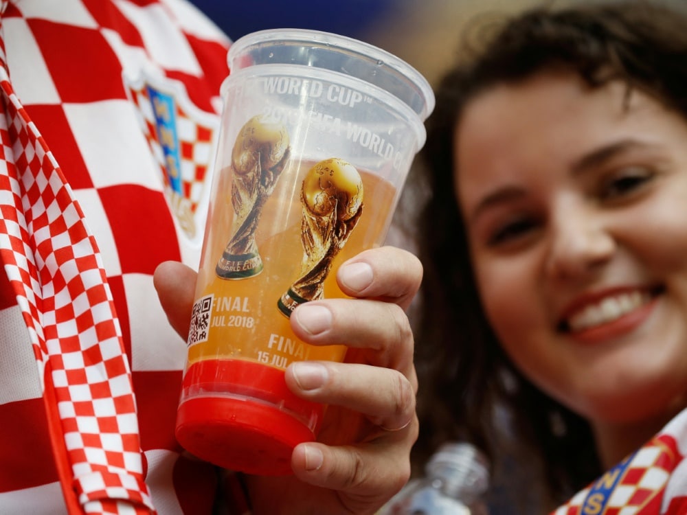 Bier wird es bei dieser WM nicht auf den Tribünen geben (© AFP/SID/ODD ANDERSEN)