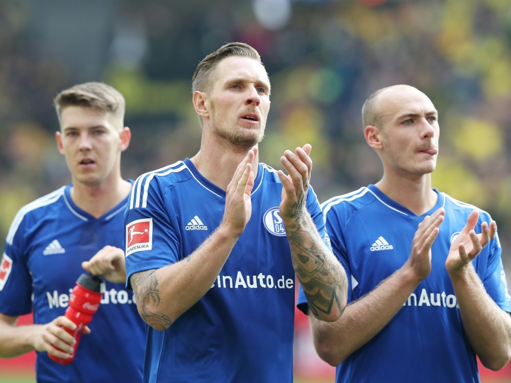 Schalke verliert das Revierderby gegen Dortmund (© FIRO/FIRO/SID/)