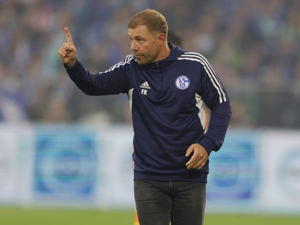Möchte mit Schalke bei Dortmund punkten: Frank Kramer (© FIRO/FIRO/SID/)
