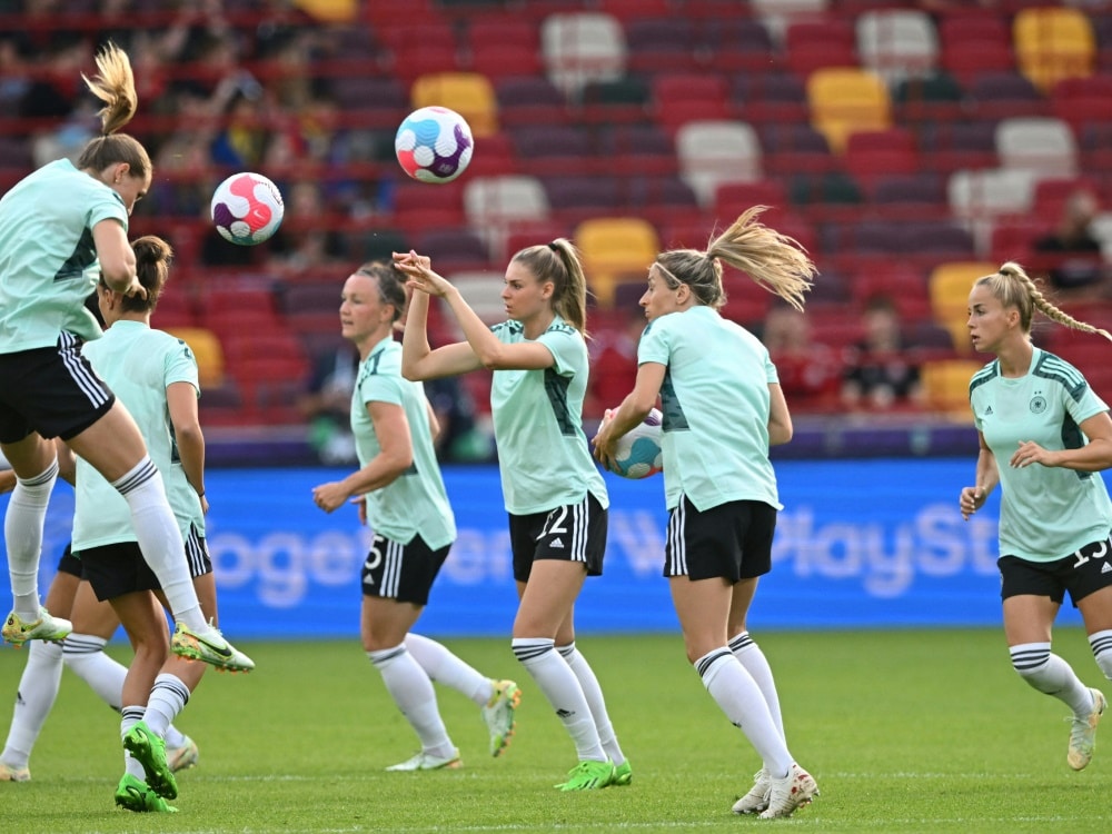 WM-Vorbereitung: DFB-Frauen planen Testspiel in den USA (© AFP/SID/JUSTIN TALLIS)
