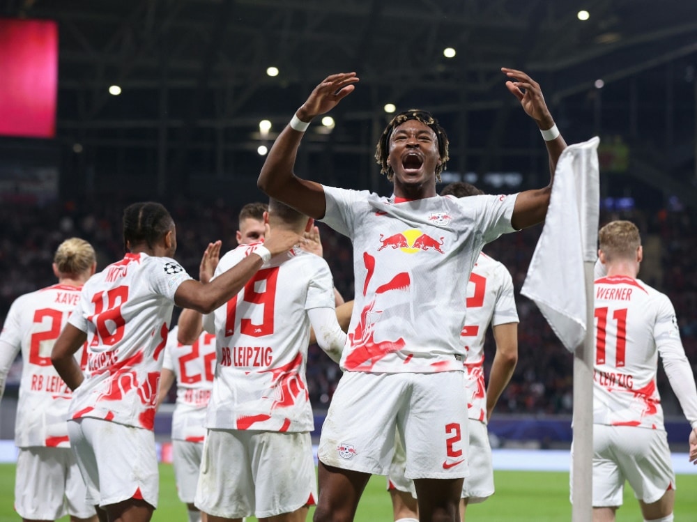 Sieg für Leipzig in der Champions League (© AFP/SID/RONNY HARTMANN)