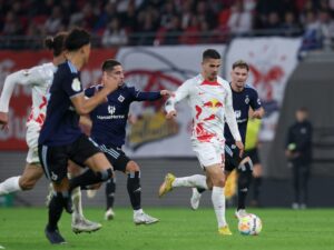 Dank Poulsen: Leipzig marschiert gegen HSV ins Achtelfinale