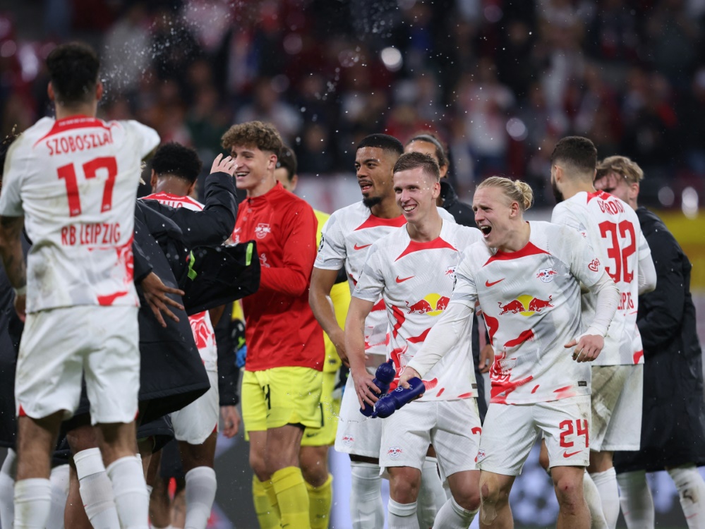 Leipzig besiegt Titelverteidiger Real Madrid (© AFP/SID/RONNY HARTMANN)