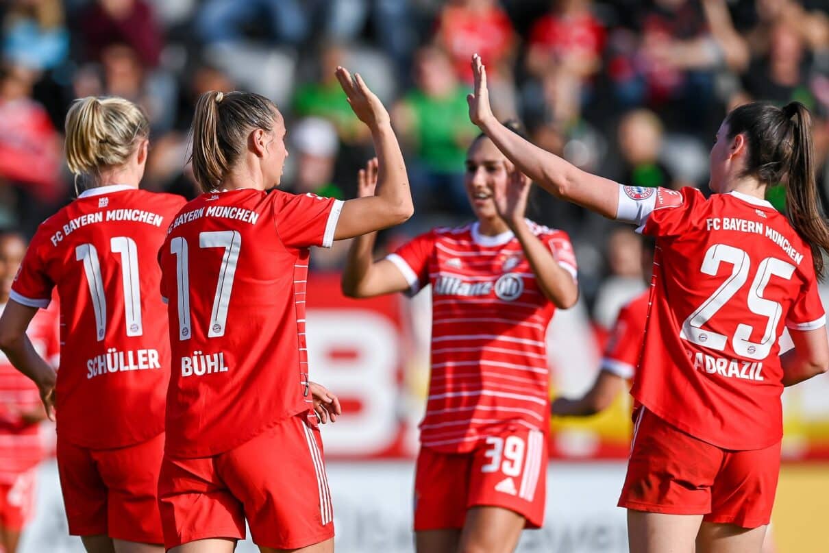 Frauenfußball: Spielerinnen des FC Bayern