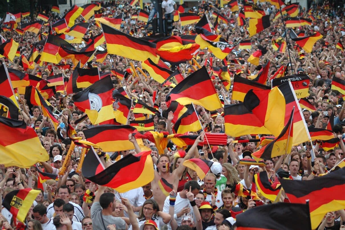 Deutschland Fans im Fußball