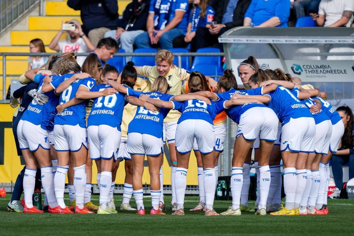 Frauenfussball Spielerinnen der TSG 1899 Hoffenheim