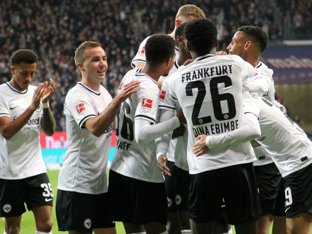 Eintracht Frankfurt mit einer offensiven Galavorstellung (© AFP/SID/DANIEL ROLAND)
